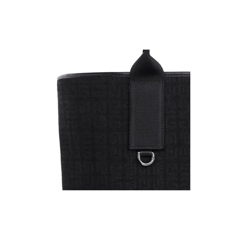 Givenchy Cotton, Cow Leather Shoulder Bag, Crossbody Bag, Handbag Tubas Men's Black-6