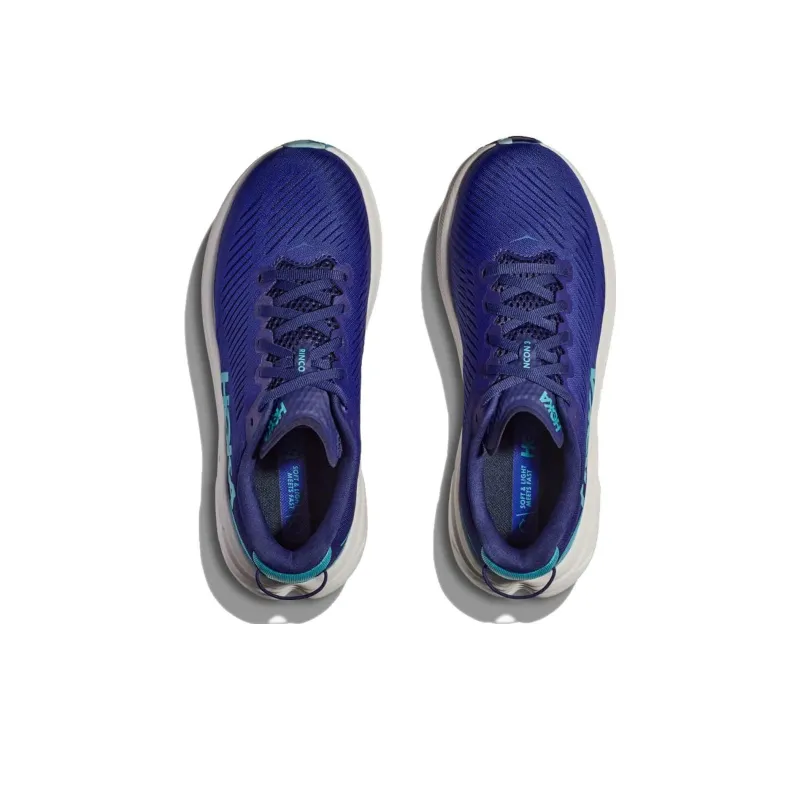 HOKA ONE ONE Rincon 3 W Anti Slip Wear Resistant Low Top Running Shoes Men's Blue-2