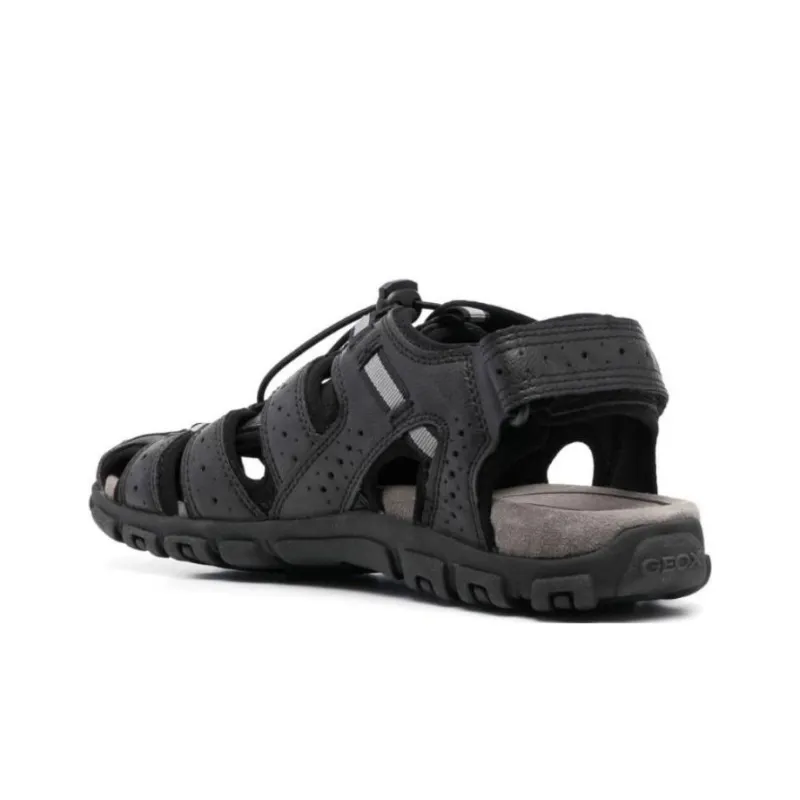 GEOX Low Top Beach Sandals Men's Black-3