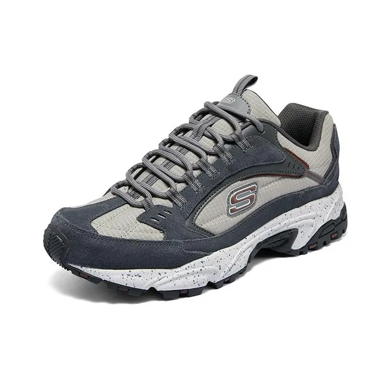 Skechers Stamina Cutback 'Black Grey Beige'-2