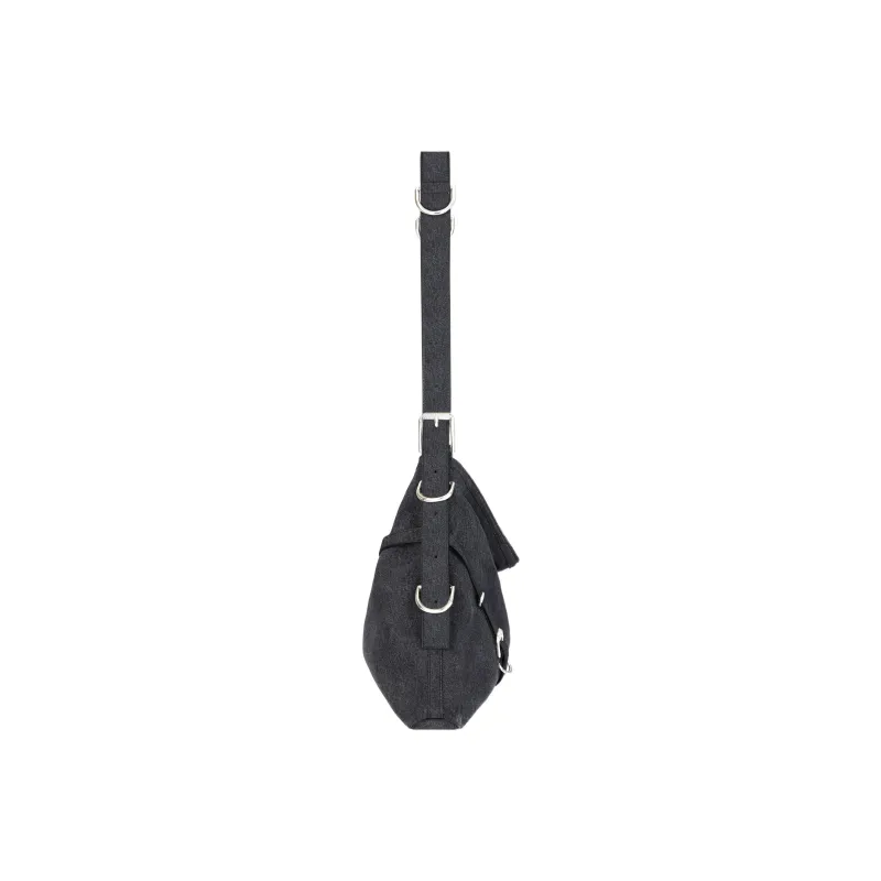Givenchy Voyou Denim Handbag, Shoulder Bag Medium Size Women's Black-1