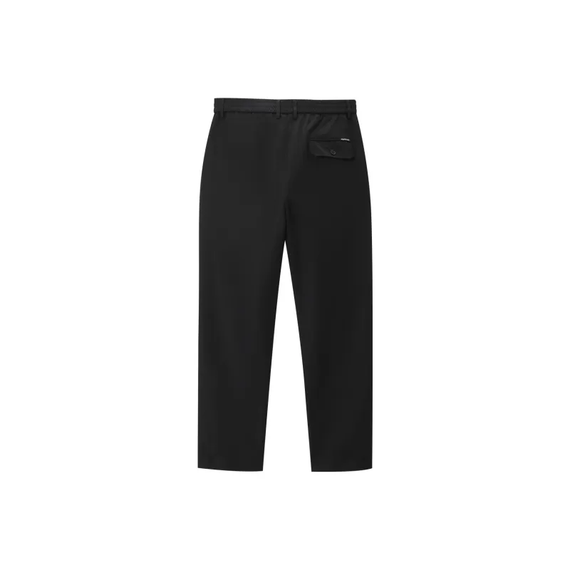 HLA Heart Of China Series Casual Pants Men Black 8L-1