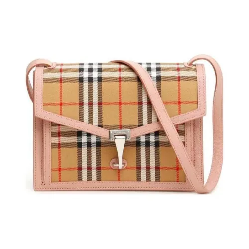 Burberry Leather Shoulder Bag Crossbody Bag Regular Women's Yellow