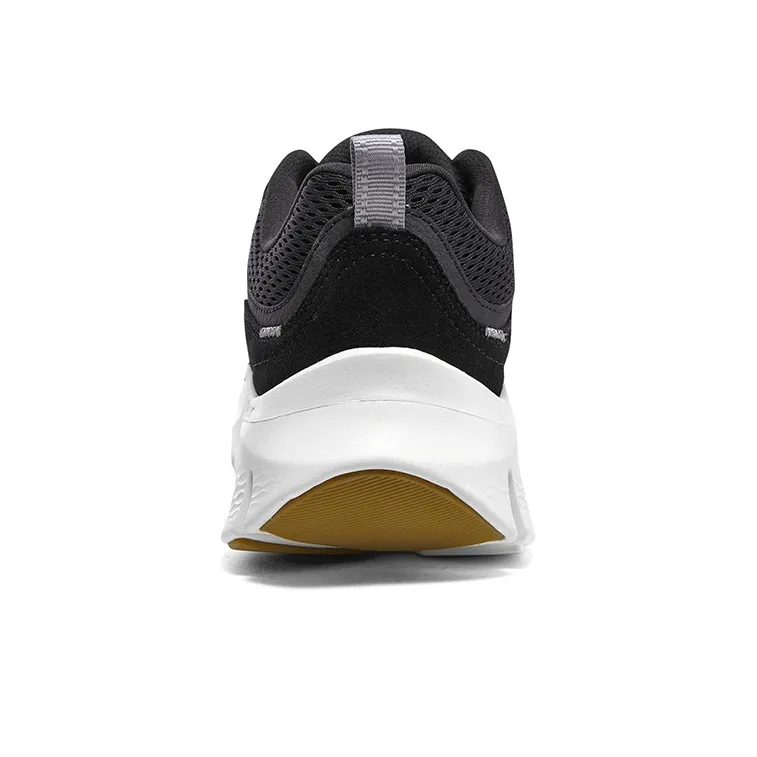 Skechers Flex Comfort Drinn Cushioning Low Top Casual Shoes Men's Black White-4