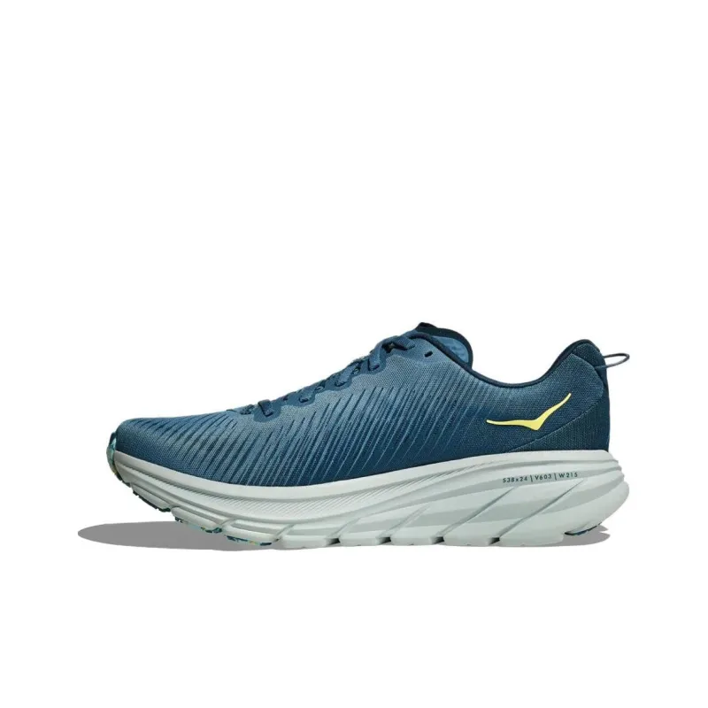 HOKA ONE ONE Rincon 3 Wear-Resistant Low-Top Running Shoes Men's Dark Blue-0