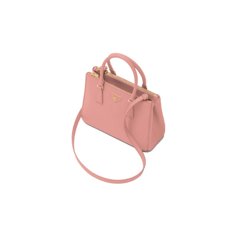 PRADA Galleria Killer Bag Leather Handbag Medium Size Women's Petal Pink-1
