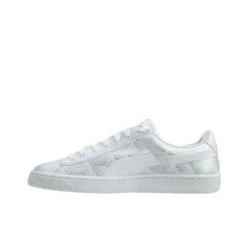 PUMA Basket Classic Metallic White