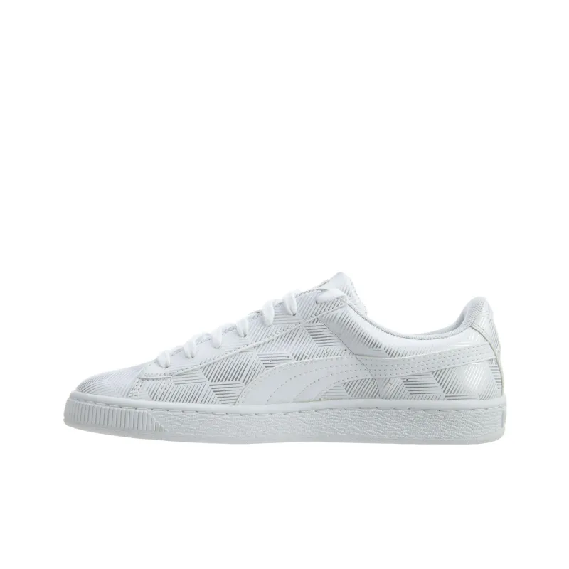 PUMA Basket Classic Metallic White-0