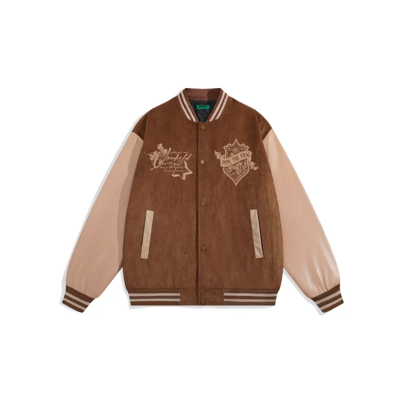 Pepe The Frog Baseball Jacket Unisex-13