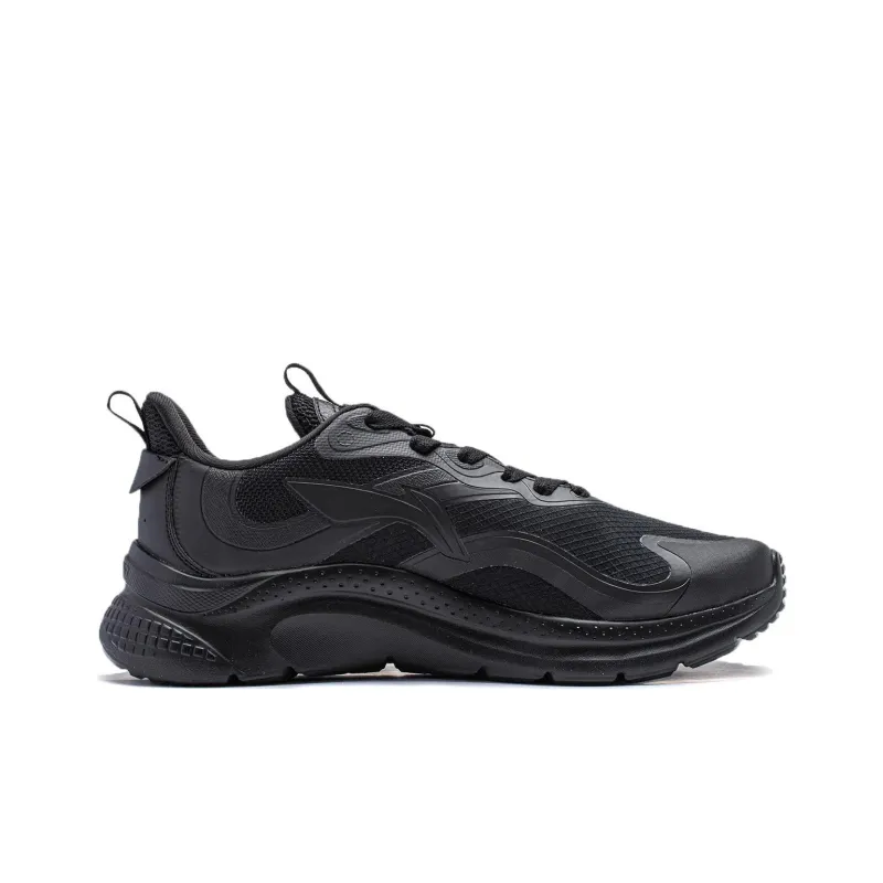 LiNing Cruising Wear Resistant Low Top Casual Shoes Men's Black-1