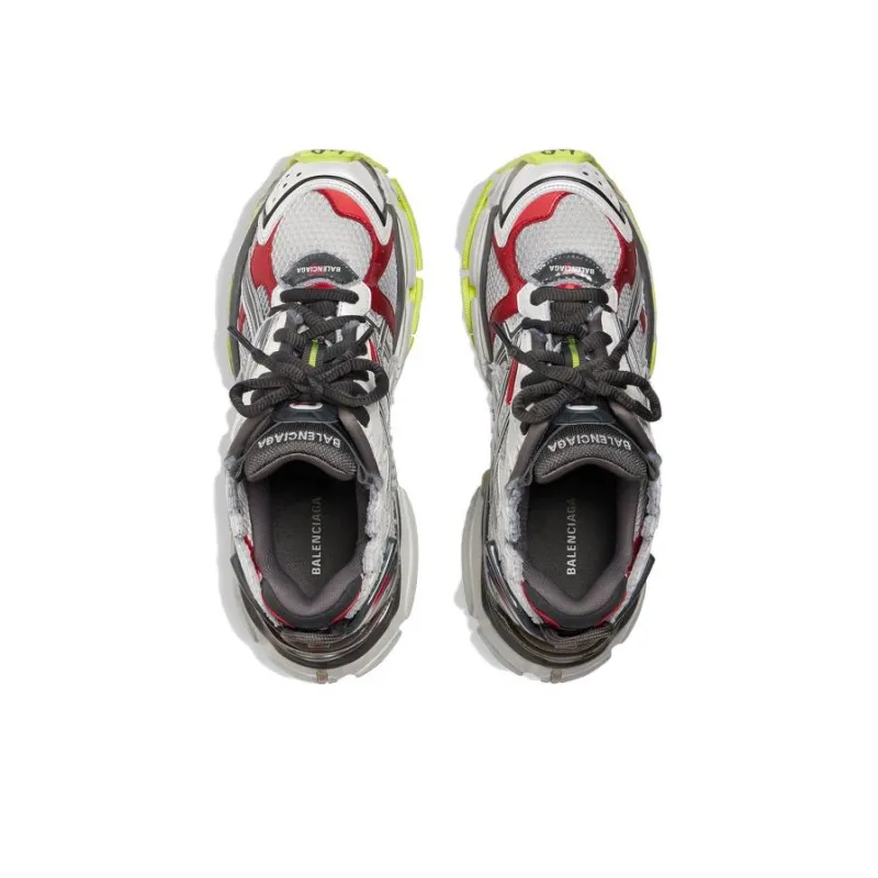 Balenciaga Runner Black White Red Neon Yellow-3