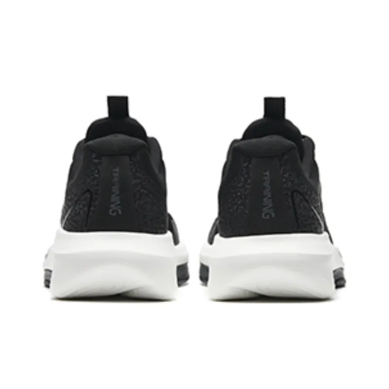 Anta Variety Training Collection Linghui Anti Slip Wear Resistant Low Top Training Shoes Men's Black White-2