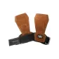 Brown-Thickened Double-Layer Cow Leather