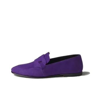 HERMES Loafers Women's Purple