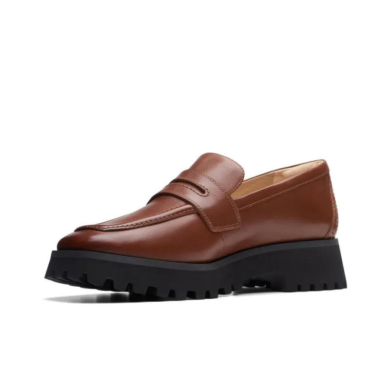 Clarks Trendy Series Casual Single Shoes Women's Dark Brown-1