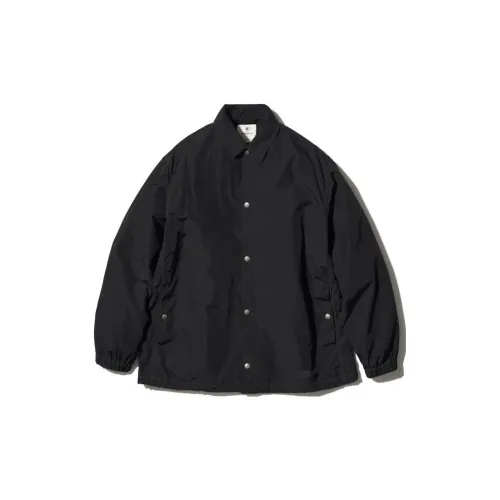 Snow Peak Jackets Men Black