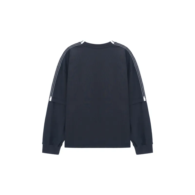 UNVESNO T Shirts Unisex Navy Blue-1