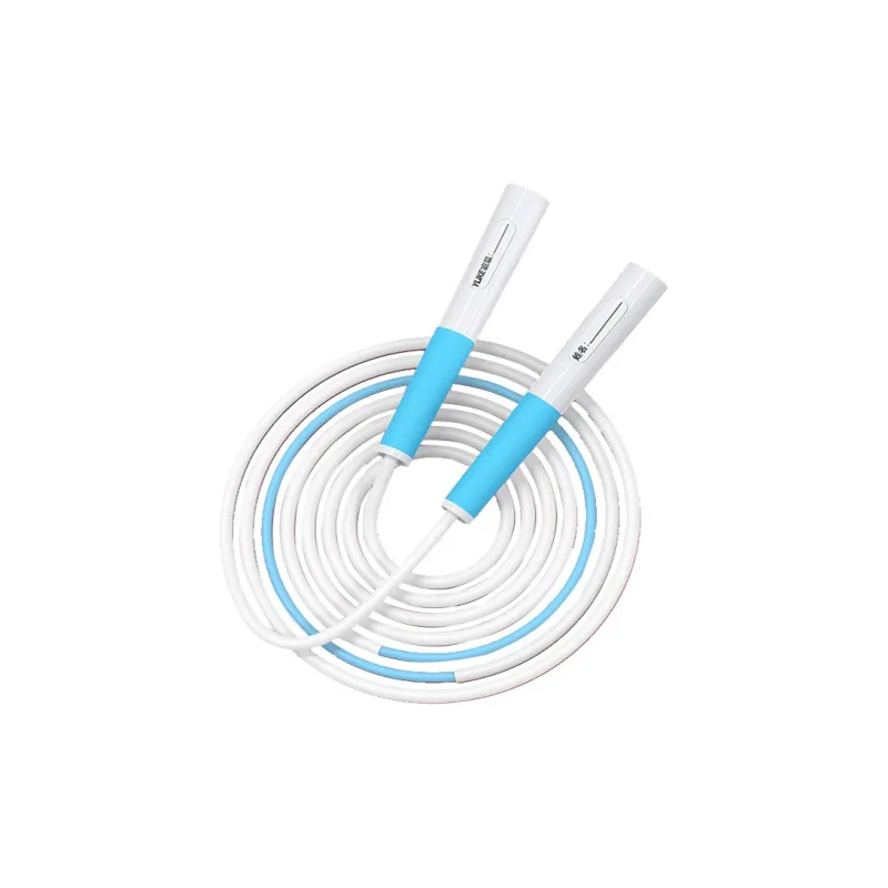 Great Connoisseur Professional Racing Non Countable Jump Ropes Students PVC Twine Material 2.8m Blue-0