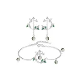 Bracelet+Earrings