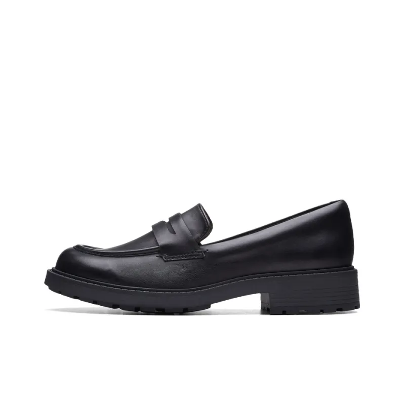 Clarks Aureli Series Casual Single Shoes Women's Black-0