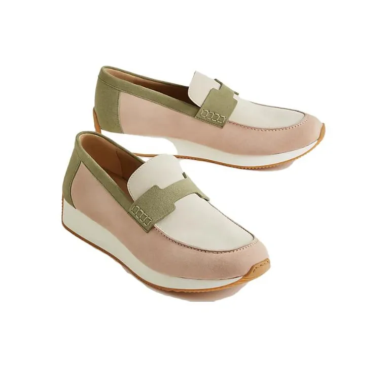 HERMES Ground Loafers Women's Multicolor-2