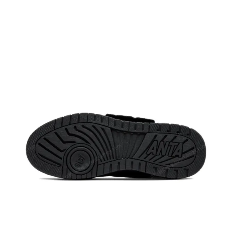 Anta 982 Special Edition Low Top Skateboard Shoes Women's Black White-5