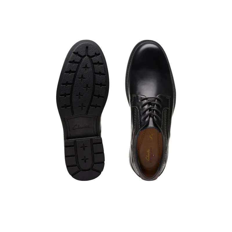 Clarks Youyue Shire Series Casual Shoes Men's Black-3