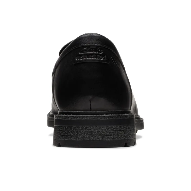 Clarks Youyue Shire Series Loafers Men's Black-3