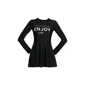 LEACCO Swimming Sets Polyamide Polyester Elastane Pool Women's Black