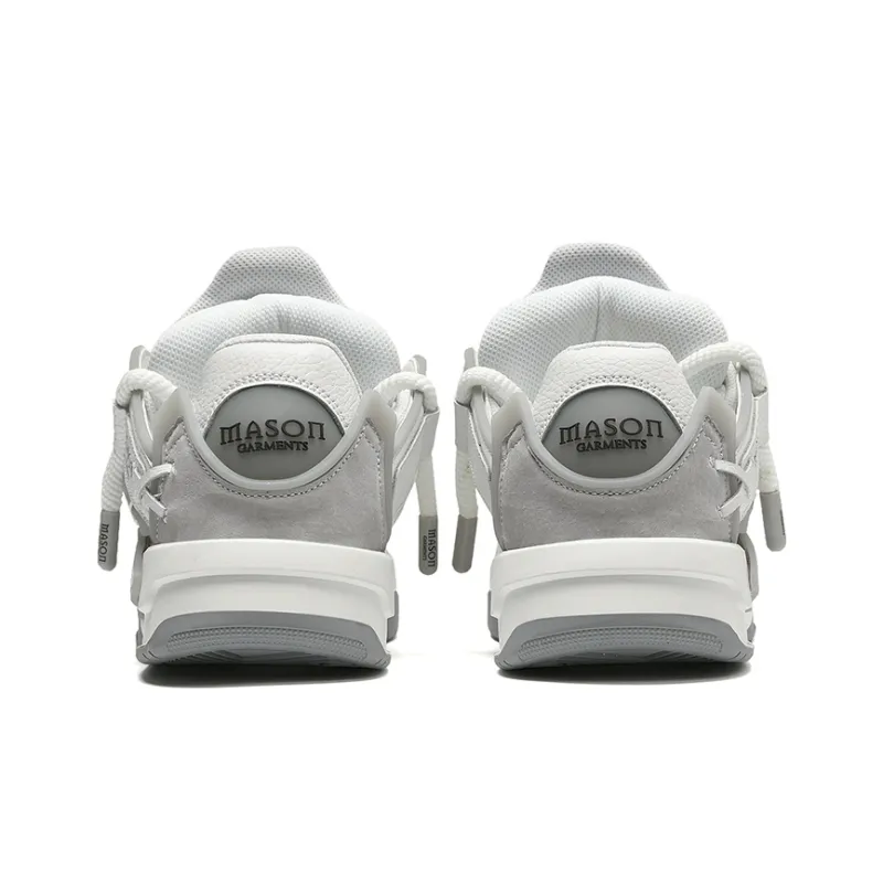 Masongarments Xinghui Coverage Wear Resistant Low Top Skateboard Shoes Unisex Cream Gray Includes Mystery Box-3