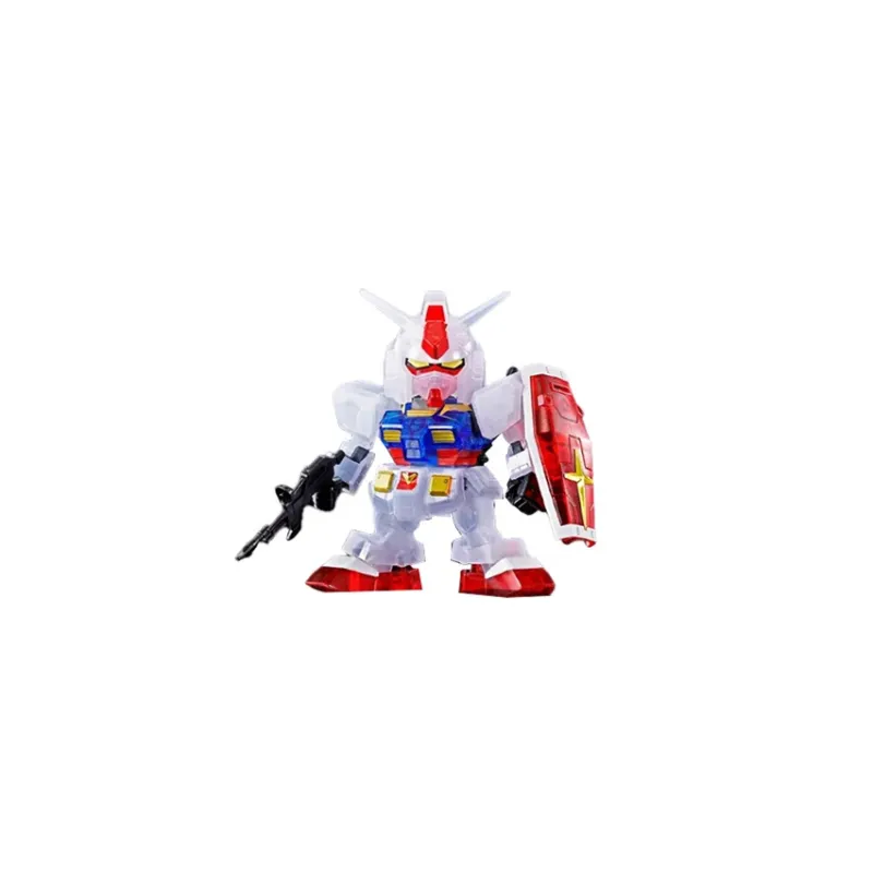 BANDAI SDEX First Gundam RX 78 Hello Kitty/RX 78 2 Gundam Multicolor Transparent STS Exhibition Edition Model Kits-1