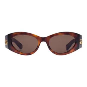 GUCCI Double G Oval frame Sunglasses