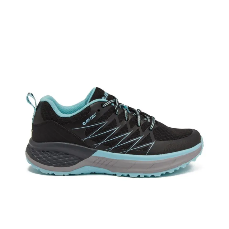 HI-TEC Breathable Low-Top Running Shoes Women's Black Blue-1
