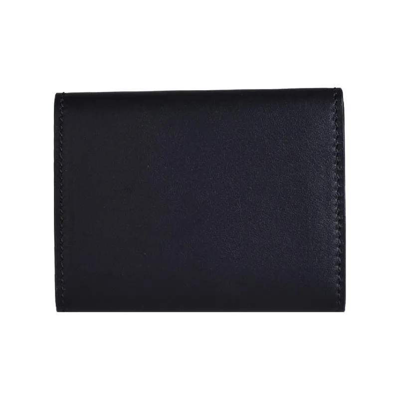 MOSCHINO Calfskin Wallet Men's Black-2