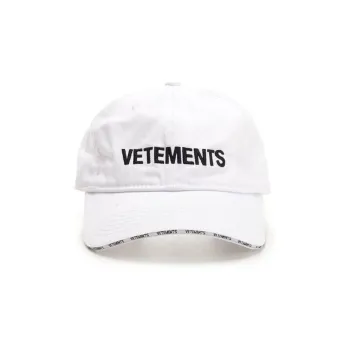 Vetements Logo Embroidered Cap