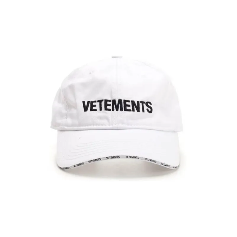 Vetements Logo Embroidered Cap-0