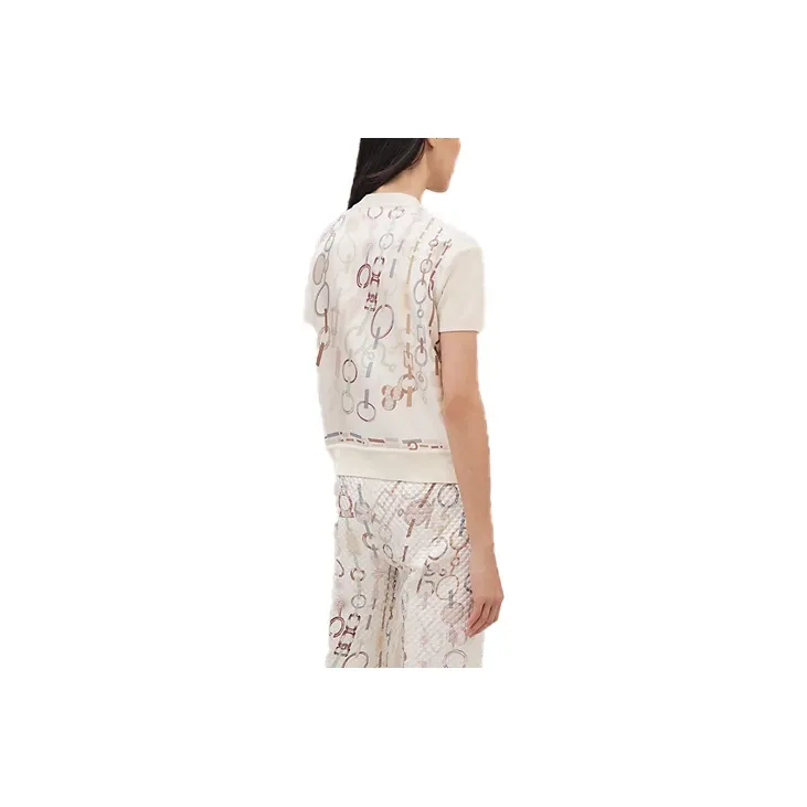 HERMES T Shirts Women's White-3