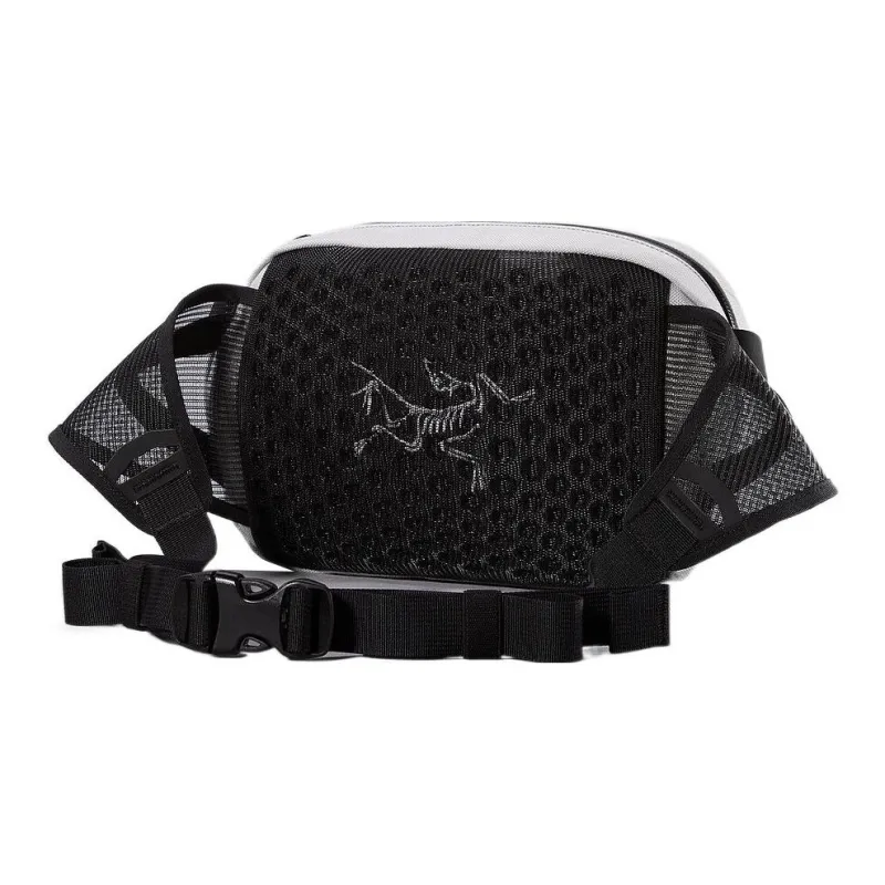Arcteryx Nylon Fanny Pack Unisex Gray White-1