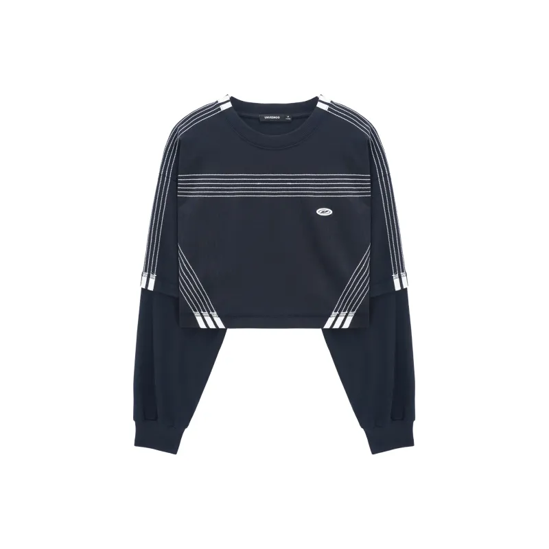 UNVESNO T Shirts Unisex Navy Blue-2