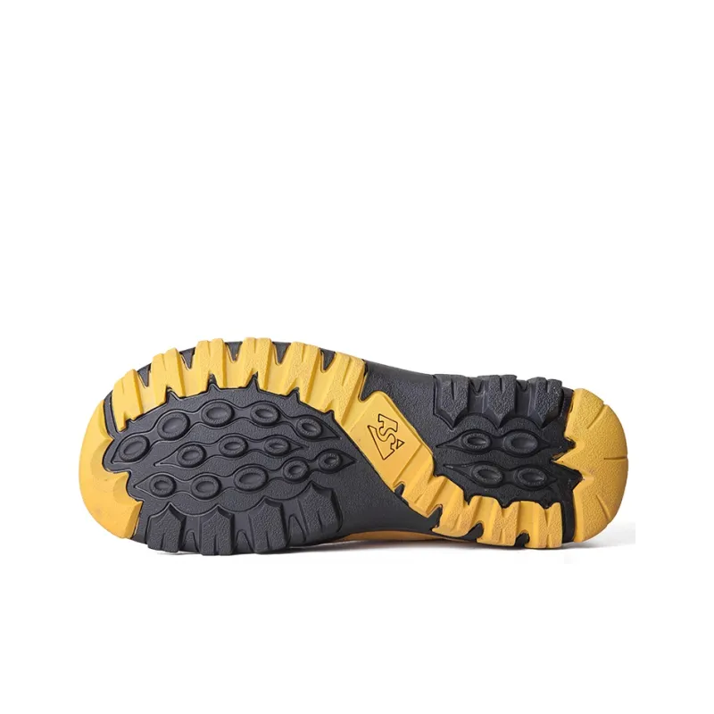 SLEADER Earth Series Low Top Outdoor Shoes Unisex Yellow-4