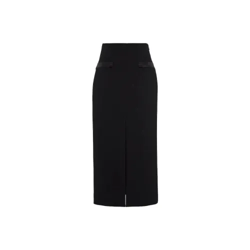 MIU MIU Casual Long Skirts Women's Black