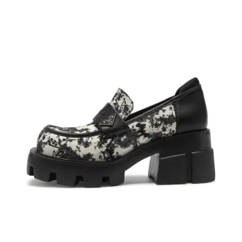 MIO Loafers Women's Low Top Black White/Black