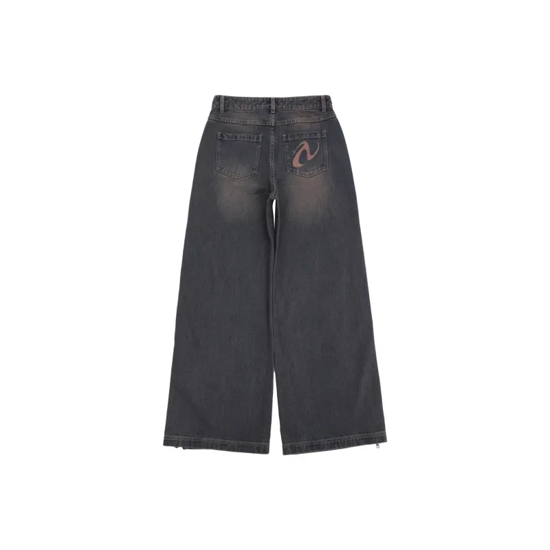 Nerdy Jeans Unisex Charcoal-1