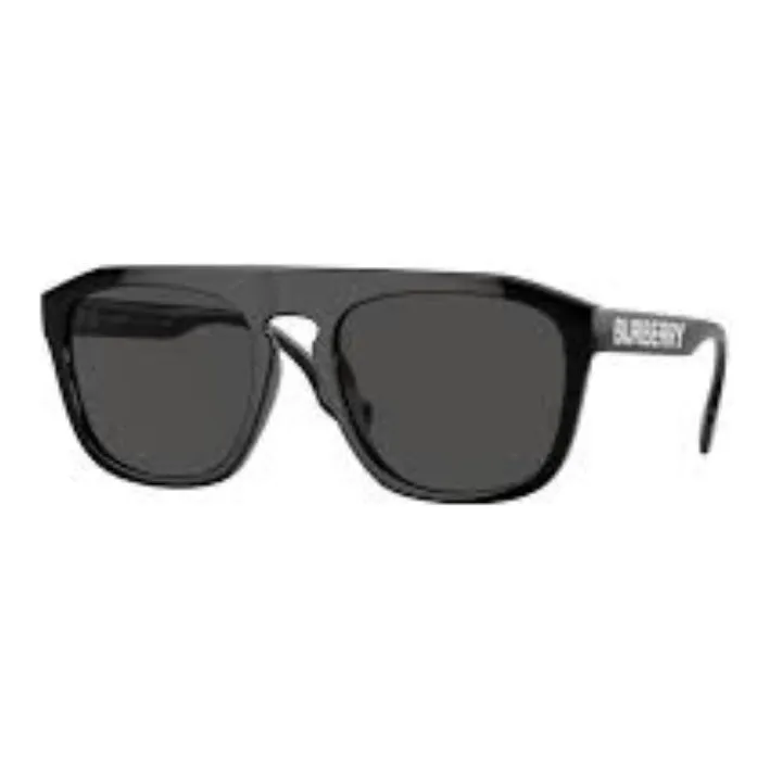 Burberry Acetate Irregular Shape Sunglasses Men's Black-0