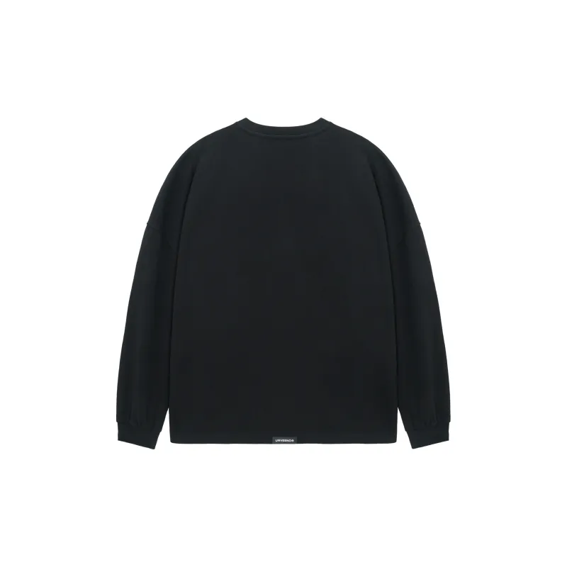 UNVESNO Sweatshirts Unisex Black-1