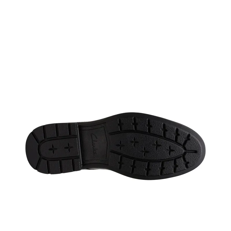 Clarks Youyue Shire Series Casual Shoes Men's Black-4