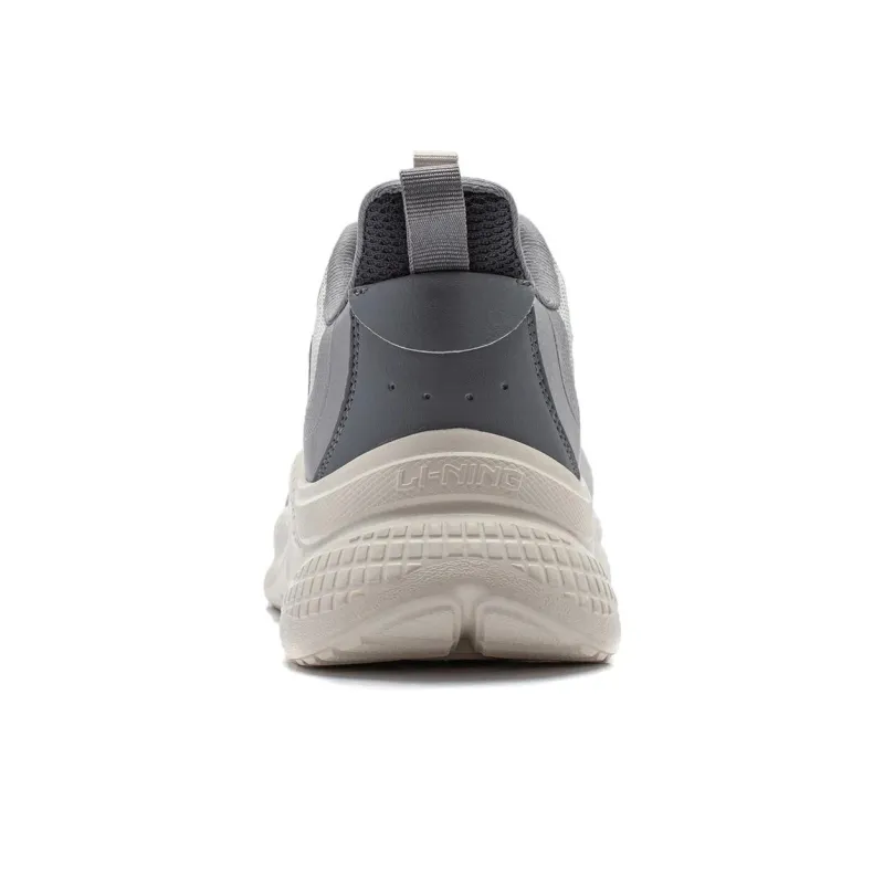 LiNing Cruising Durable Breathable Low Top Casual Shoes Men's Gray-4