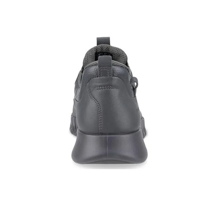 Ecco Cushioned Slip Resistant Low Top Casual Shoes Men's Magnet Gray-4