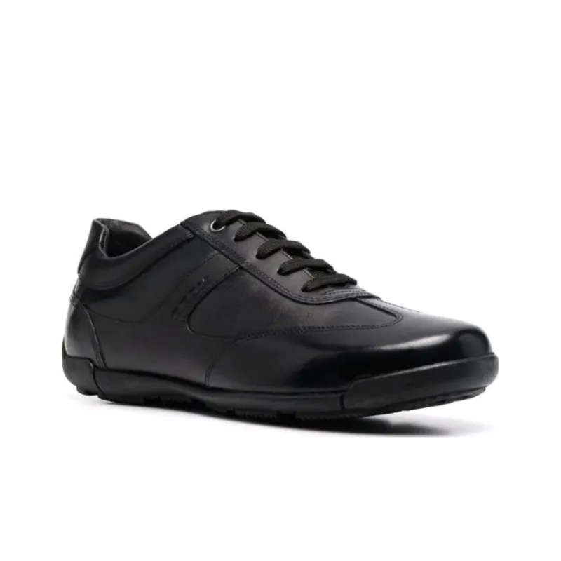 GEOX Low Top Casual Shoes Men's Black-1