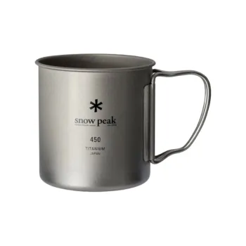 Snow Peak Outdoor Water Equipment Water Container 450ml Titanium